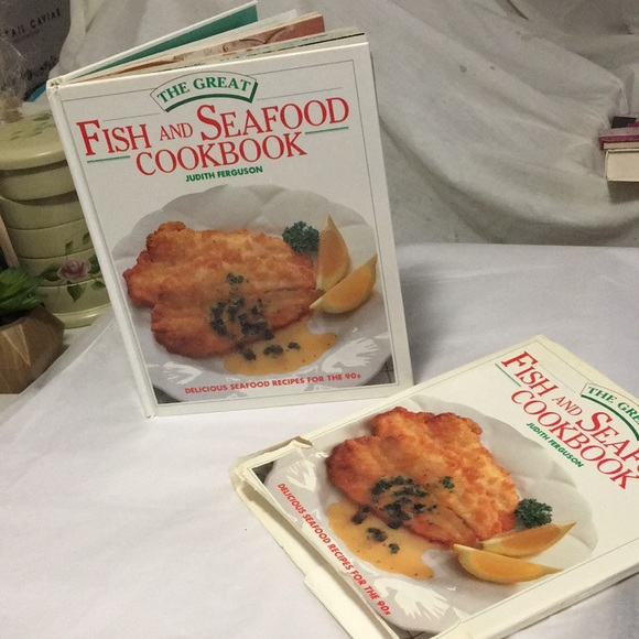 The great fish and seafood cookbook hardback color pics w dust over Vintage 1992 - Picture 8 of 17